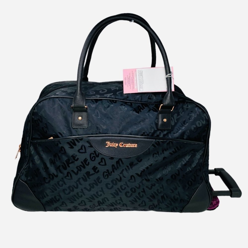 Juicy Couture Weekender Carry-On Travel Bag with Wheels✈️🛳️🚢🏝️🥥🦩🌺🌴🚢🛳️✈️